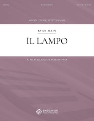 Il Lampo SSATB choral sheet music cover Thumbnail